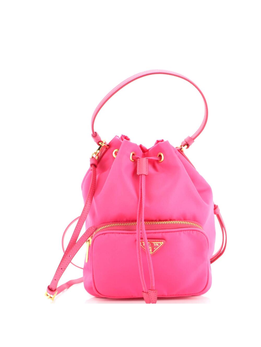 Prada Drawstring Bucket Bag Tessuto #343716P98B